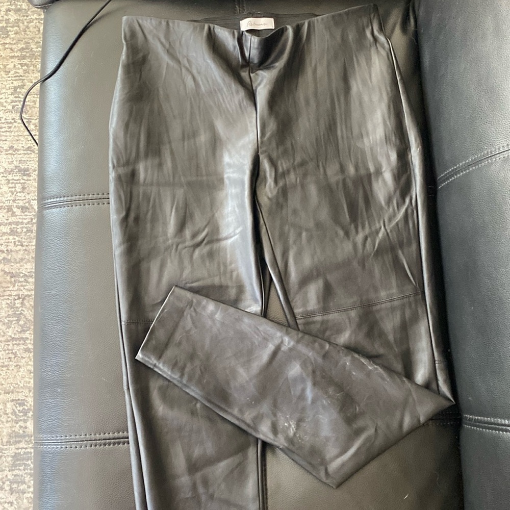 Reitmans leather leggings